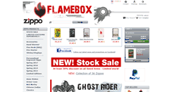 Desktop Screenshot of flamebox.be